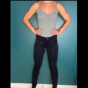 Free People Navy “Jeggings”